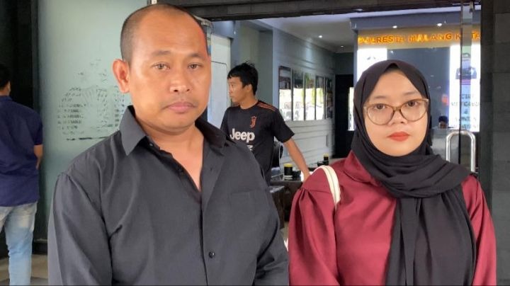 Ketua LBH GP Ansor Kota Malang Moh Zakki bersama Sahara. (metrotvnews)