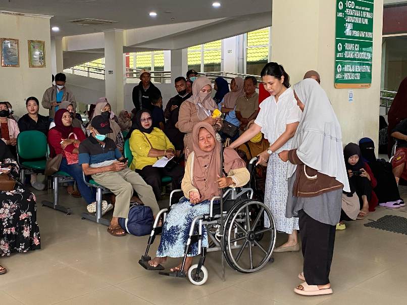 Penerapan sistem biometrik untuk pasien BPJS Kesehatan di RSUD dr Murjani Sampit mulai berjalan lancar.