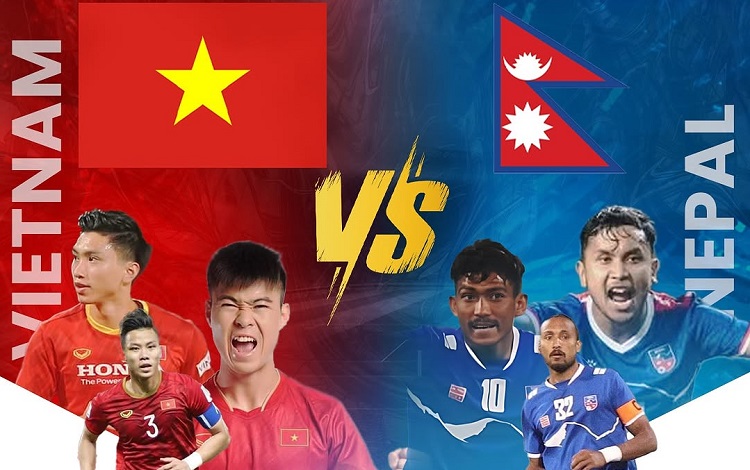 Vietnam vs Nepal di Go Dau Stadium pada matchday 3 Grup F Kualifikasi Piala Asia 2027, Kamis (9/10/2025).  (Sumber: Instagram @kingsloungekathmandu)