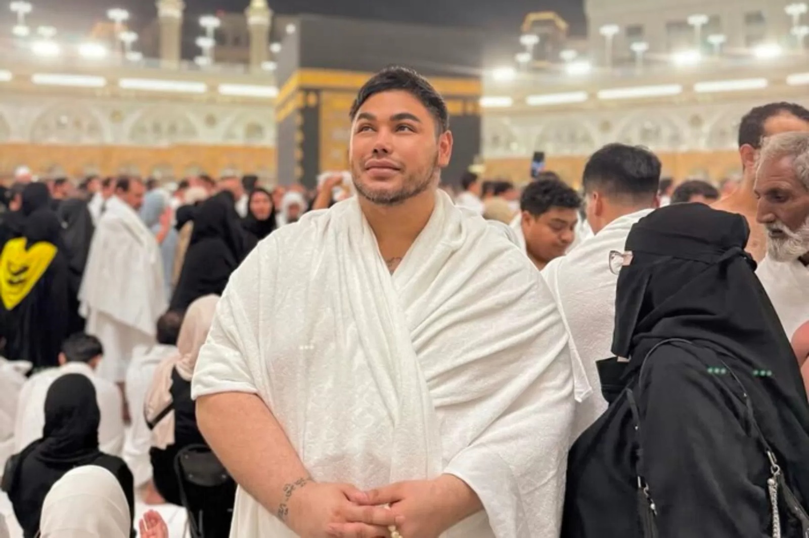 Ivan Gunawan saat menunaikan ibadah haji, belum lama ini. (dok.Ivan Gunawan)