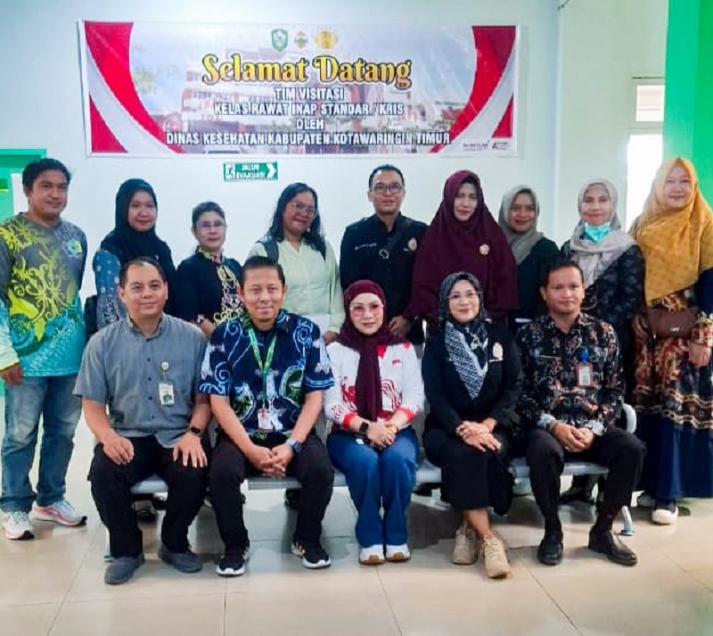 RSUD dr Murjani, menerima kunjungan tim visitasi kelas rawat inap standar KRIS, beberapa waktu lalu.