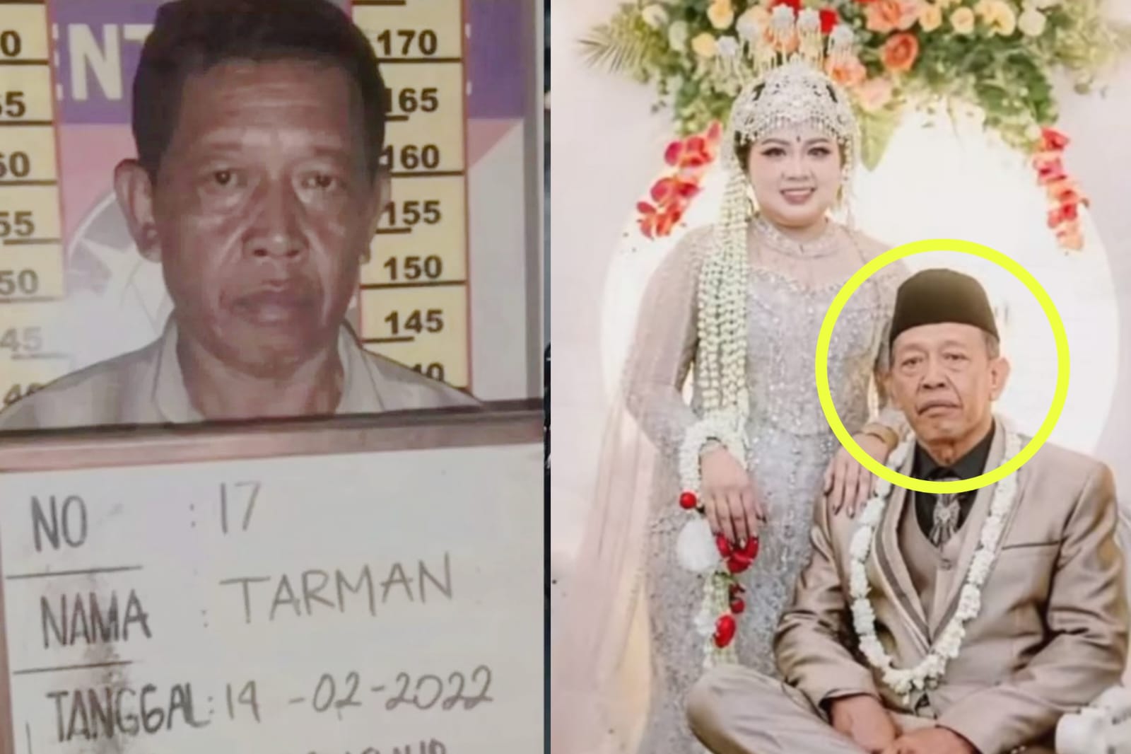 Pernikahan Tarman dengan Sheila di Pacitan