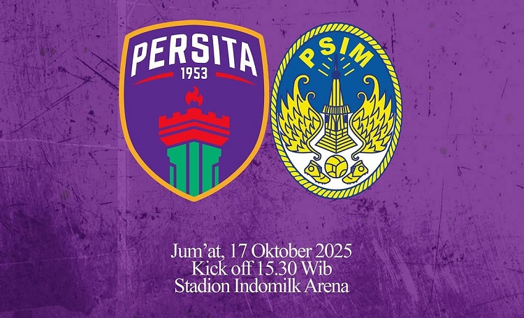 Laga panas penuh gengsi hadir di pekan ke-9 BRI Super League 2025/2026 saat Persita menjamu PSIM di Indomilk Arena, Jumat, 17 Oktober 2025. (Sumber: Instagram @pendekarcisadane1953)