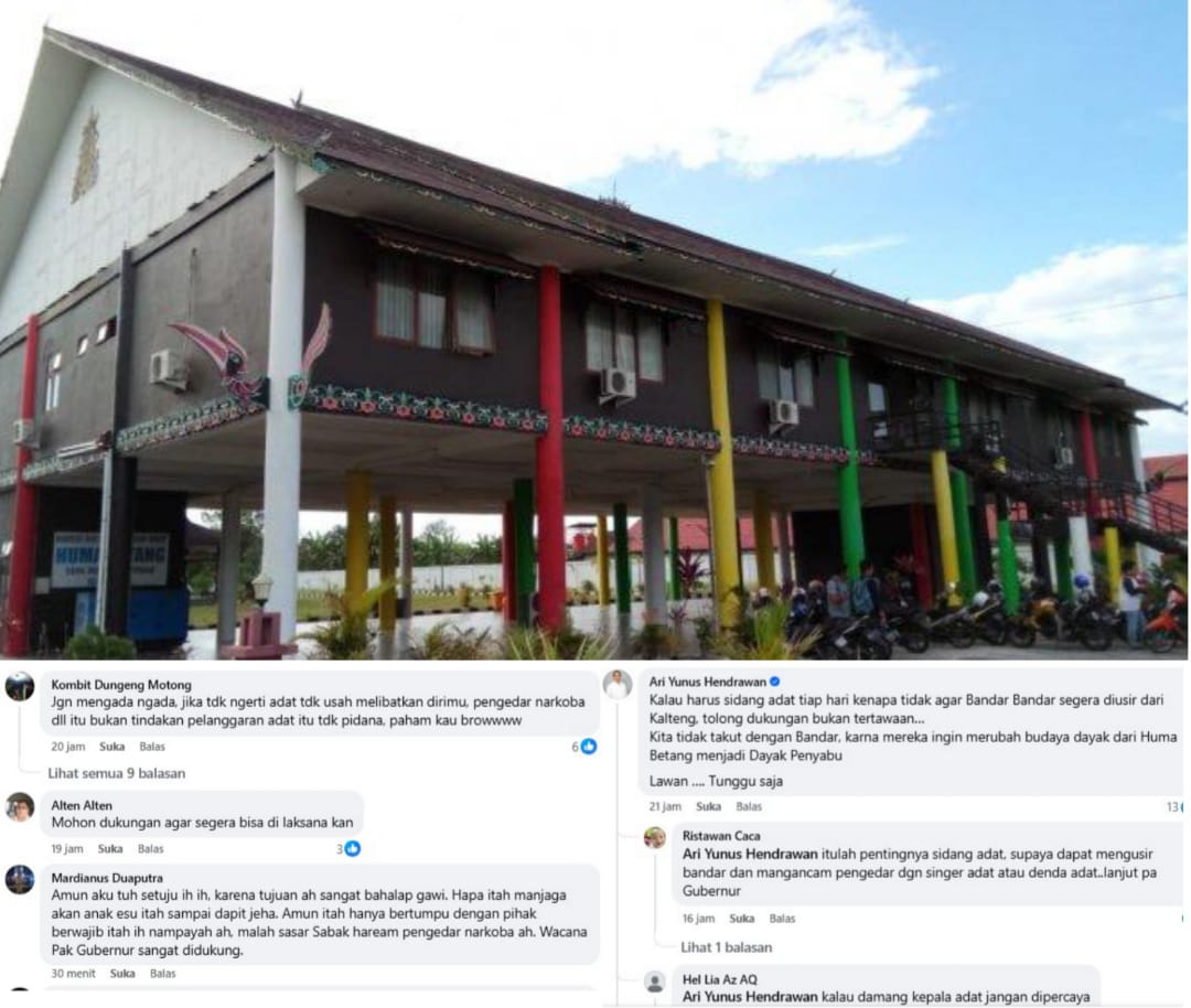 Komentar netizen terhadap wacana sidang adat bagi bandar dan pengedar narkoba.