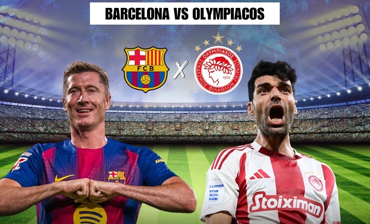 Duel seru akan tersaji saat Barcelona menjamu Olympiacos dalam lanjutan UCL 2025/2026 di Estadi Olimpic Lluis Companys pada Selasa (21/10/2025). (Sumber: Instagram @parrilladalosbalcones)