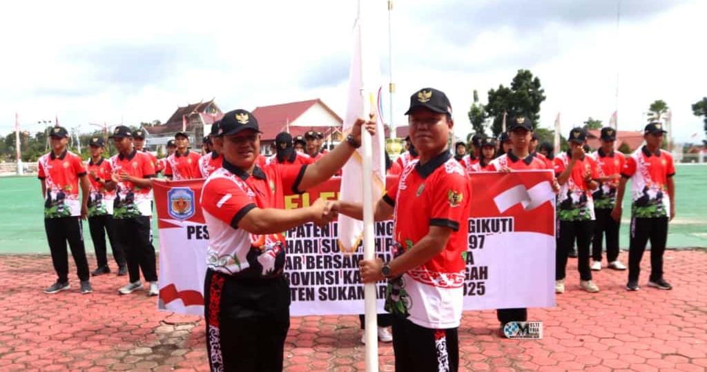 Pelepasan peserta upacara sumpah pemuda ke-97.HUMAS
