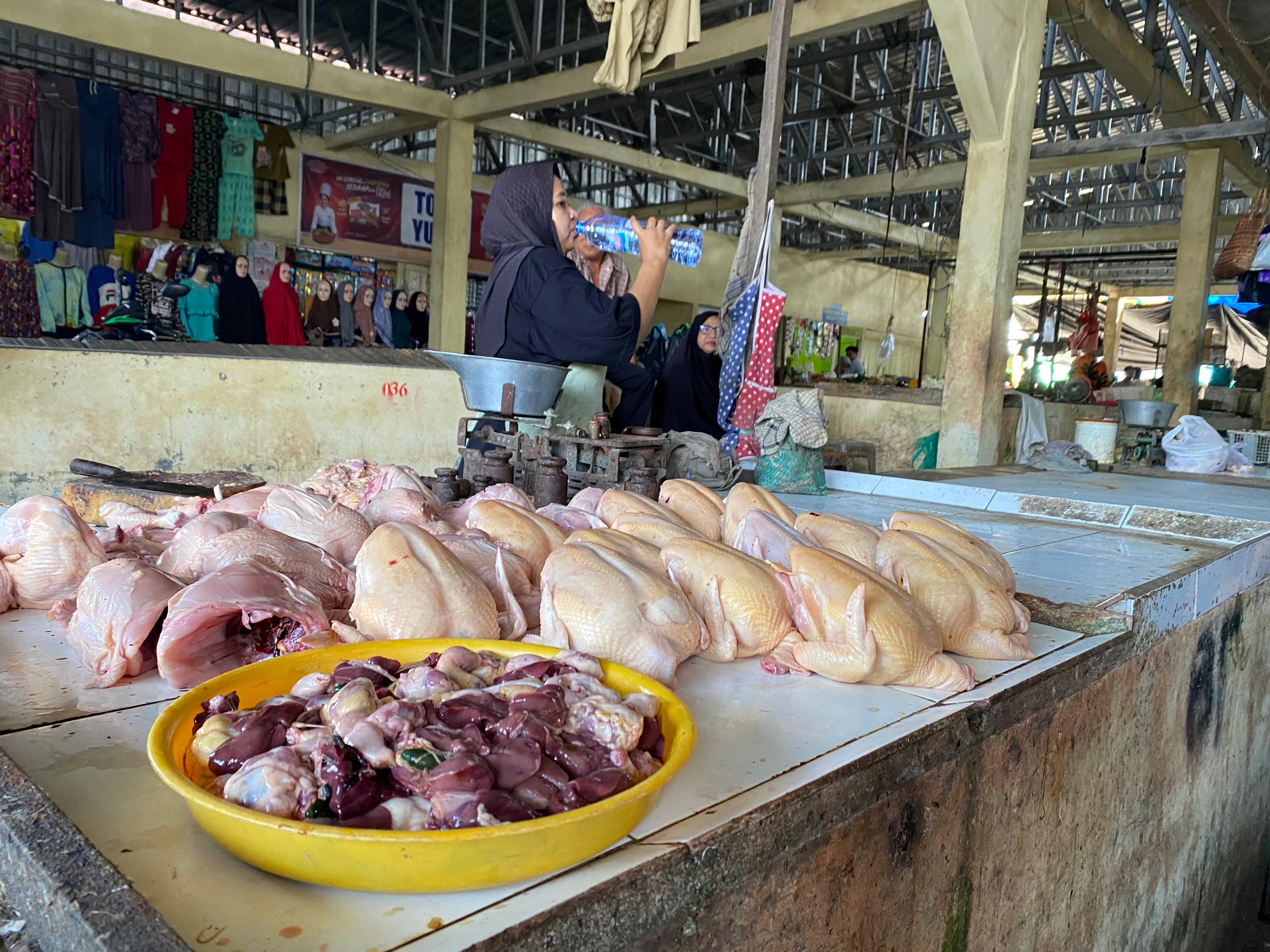 Pasar Keramat, Sampit, Kabupaten Kotawaringin Timur (Kotim).