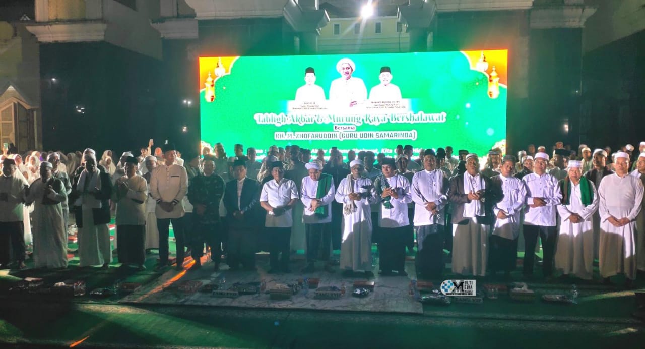 Suasana meriahnya tabliq akbar di Murung Raya.HUMAS