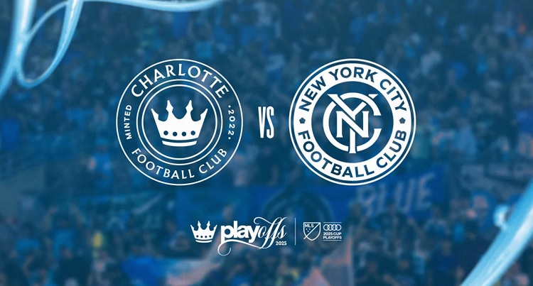 Charlotte akan menjamu NY City FC babak pertama Best of Three MLS Cup 2025 di Stadion Bank of America, Rabu (29/10/2025). (Sumber: charlottefootballclub.com)