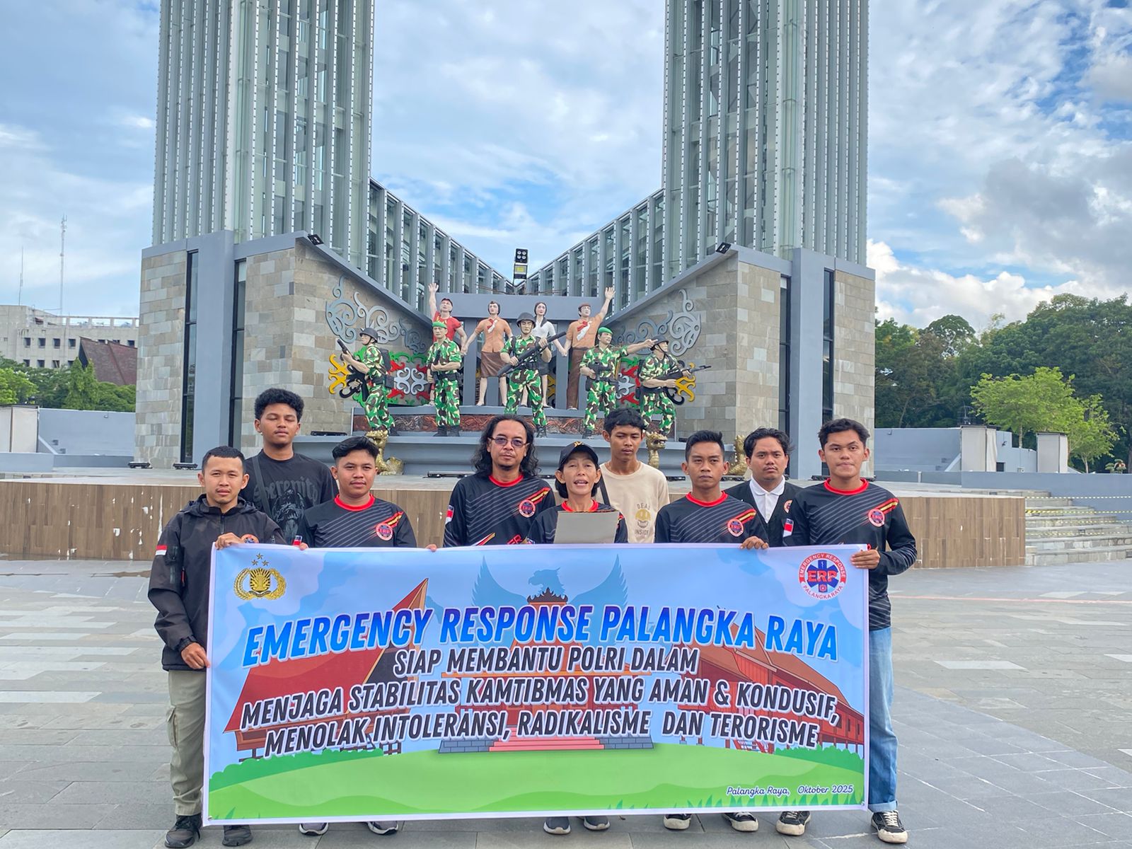 ERP siap berpartisipasi dalam menjaga kamtibmas di Palangka Raya.DOK ERP