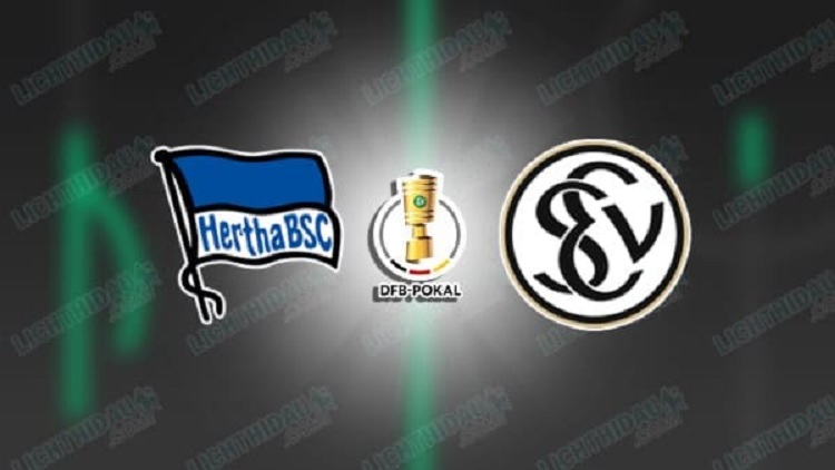 Duel panas Hertha Berlin vs Elversberg di Olympiastadion Berlin ajang DFB Pokal 2025, Rabu (29/10/2025) dini hari WIB. (Sumber: lichthidau.com)