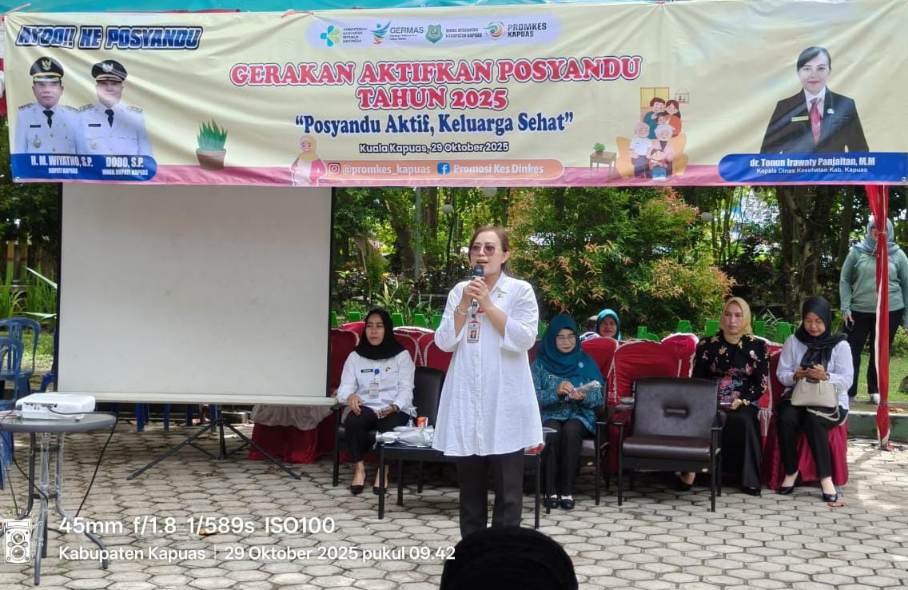 Kepala Dinkes Kapuas Tonun Irawaty Panjaitan.