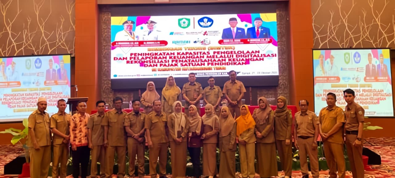 Bimtek peningkatan kapasitas pengelolaan dan pelaporan keuangan.HUMAS