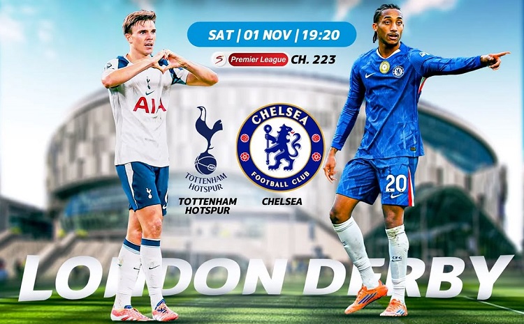 Pekan ke-10 Premier League 2025/2026 menghadirkan laga panas Derby London antara Tottenham Hotspurs vs Chelsea di Tottenham Stadium, Minggu (2/11/2025) dini hari WIB. (Sumber:Instagram @dstvformalawi)