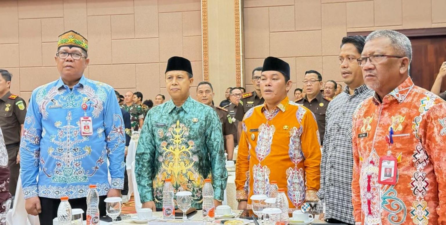 Rahmanto Muhidin, menghadiri sekaligus mengikuti Rapat Koordinasi Penguatan Sinergitas Penanganan Konflik Sosial di Provinsi Kalimantan Tengah.