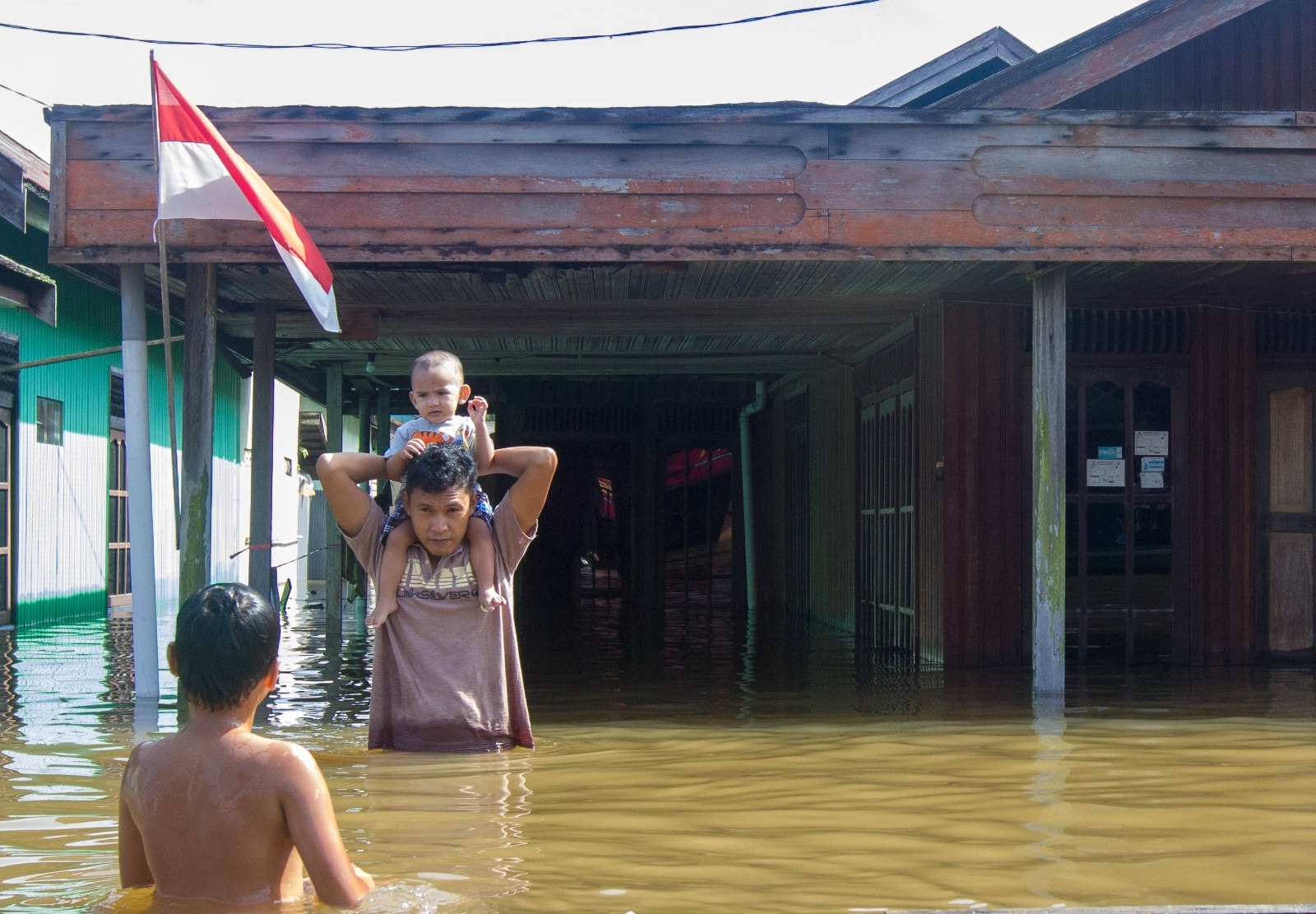 Banjir di Kalteng.DOK AGUS PRAMONO/KALTENG POS