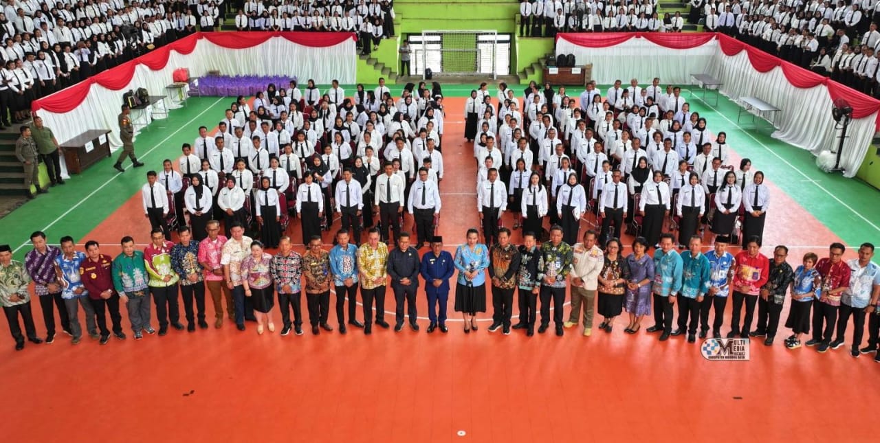 Bupati Murung Raya dan forkopimda beserta pegawai PPPK.HUMAS
