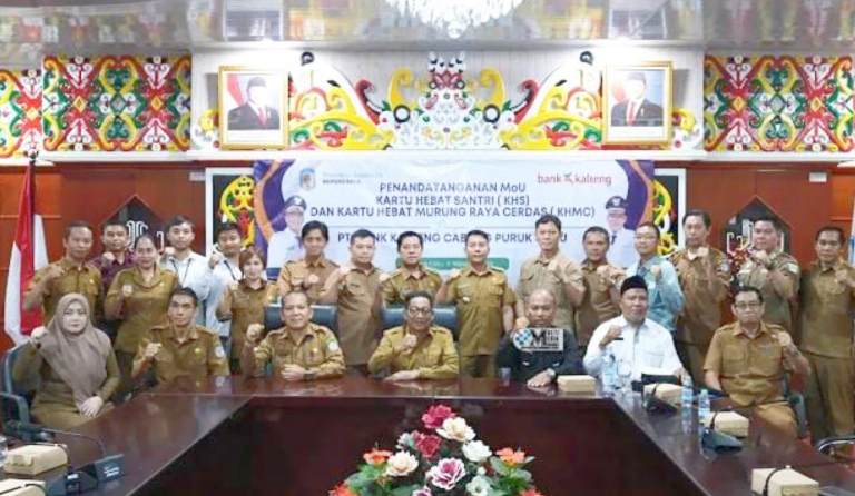Suasana penandatangan notakesepahaman PKS KHS dan KHMC.HUMAS