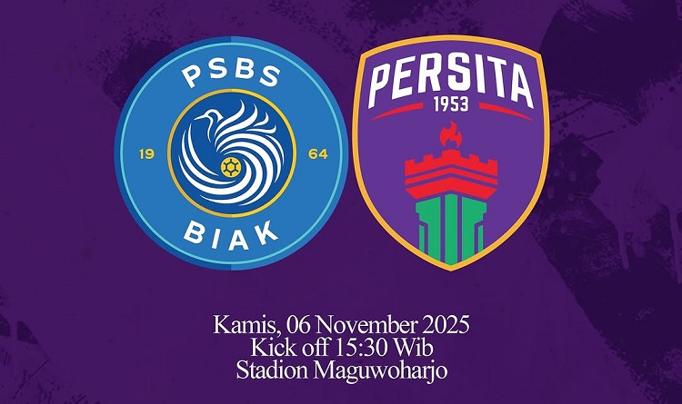 Persita Tangerang akan bertandang ke markas PSBS Biak di Stadion Maguwoharjo dalam lanjutan BRI Super League 2025/2026, Kamis (6/11/2025). (Sumber: Instagram @pendekarcisadane1953)