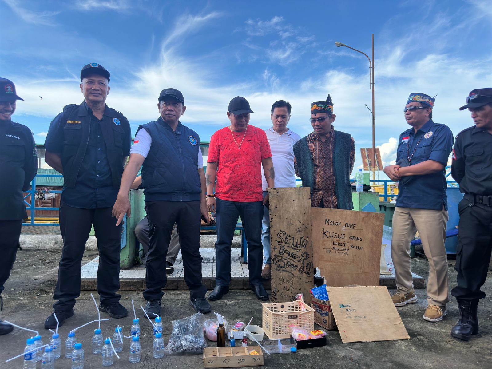 Hasil sweeping di Ponton.BUDHI S/KALTENG POS
