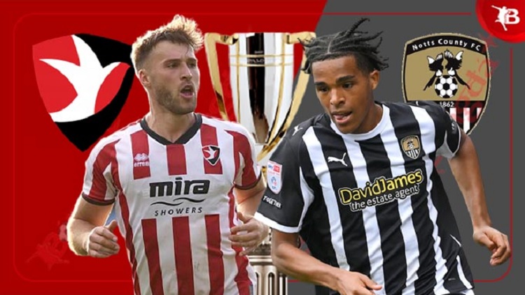 Notts County akan bertandang ke markas Cheltenham Town di Whaddon Road pada pekan ke-15 League Two 2025/2026, Selasa (11/11/2025) dini hari WIB. (Sumber: bongdaplus.vn)