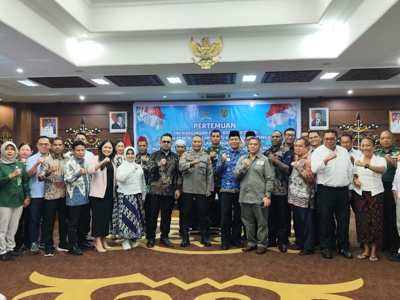 Kunjungan DPD RI di Kalteng.NOVIA/KALTENG POS
