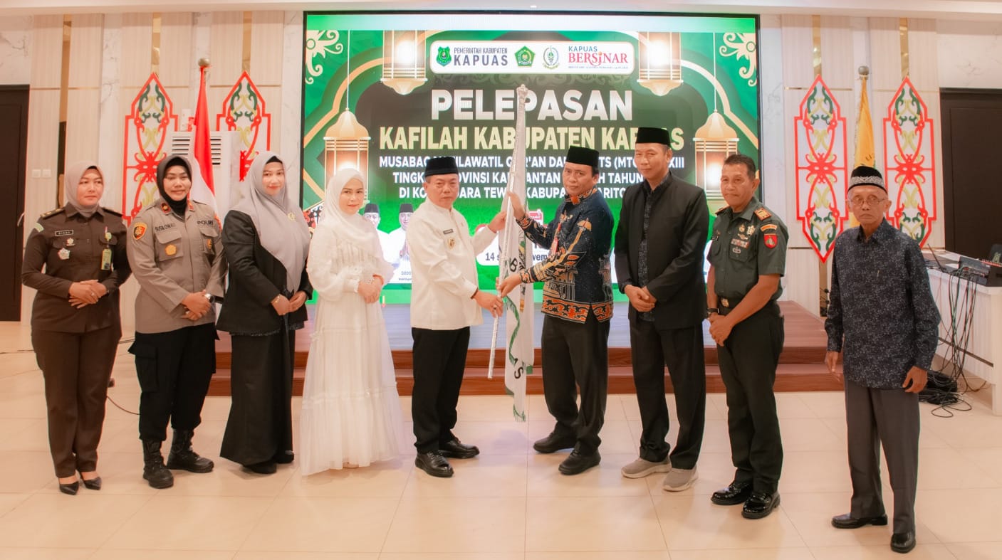 Pelepasan kafilah MTQH XXXIII tingkat Provinsi Kalimantan Tengah