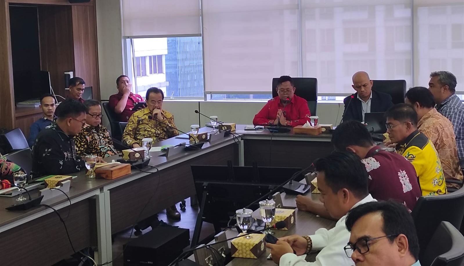 Bupati Katingan, Saiful melakukan pertemuan dengan Kemdiktisaintek RI di Jakarta, Selasa (11/11/2025). HUMAS