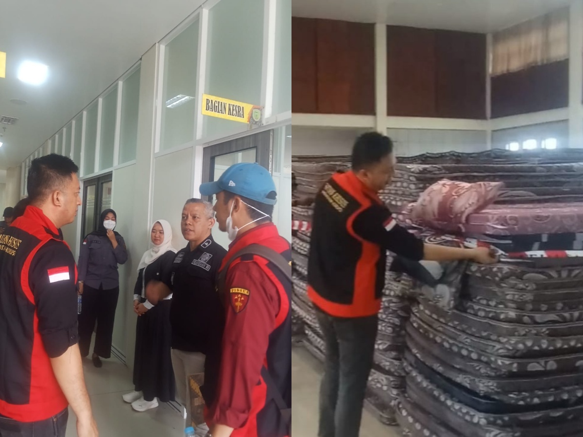 Kasi Pidsus Kejaksaan Negeri Pulang Pisau Agustinus Gabriel Rante Ubleeuw memimpin pengeledahan.