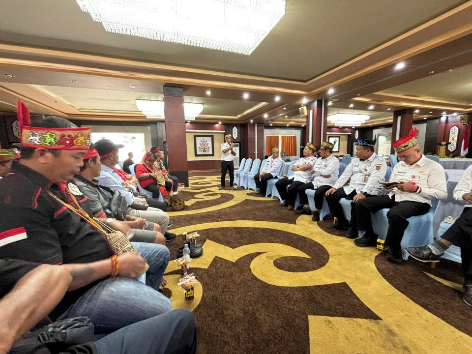 Pemprov Kalteng menerima audiensi dengan Masyarakat Dayak Bersatu.RIFQI/KALTENG POS