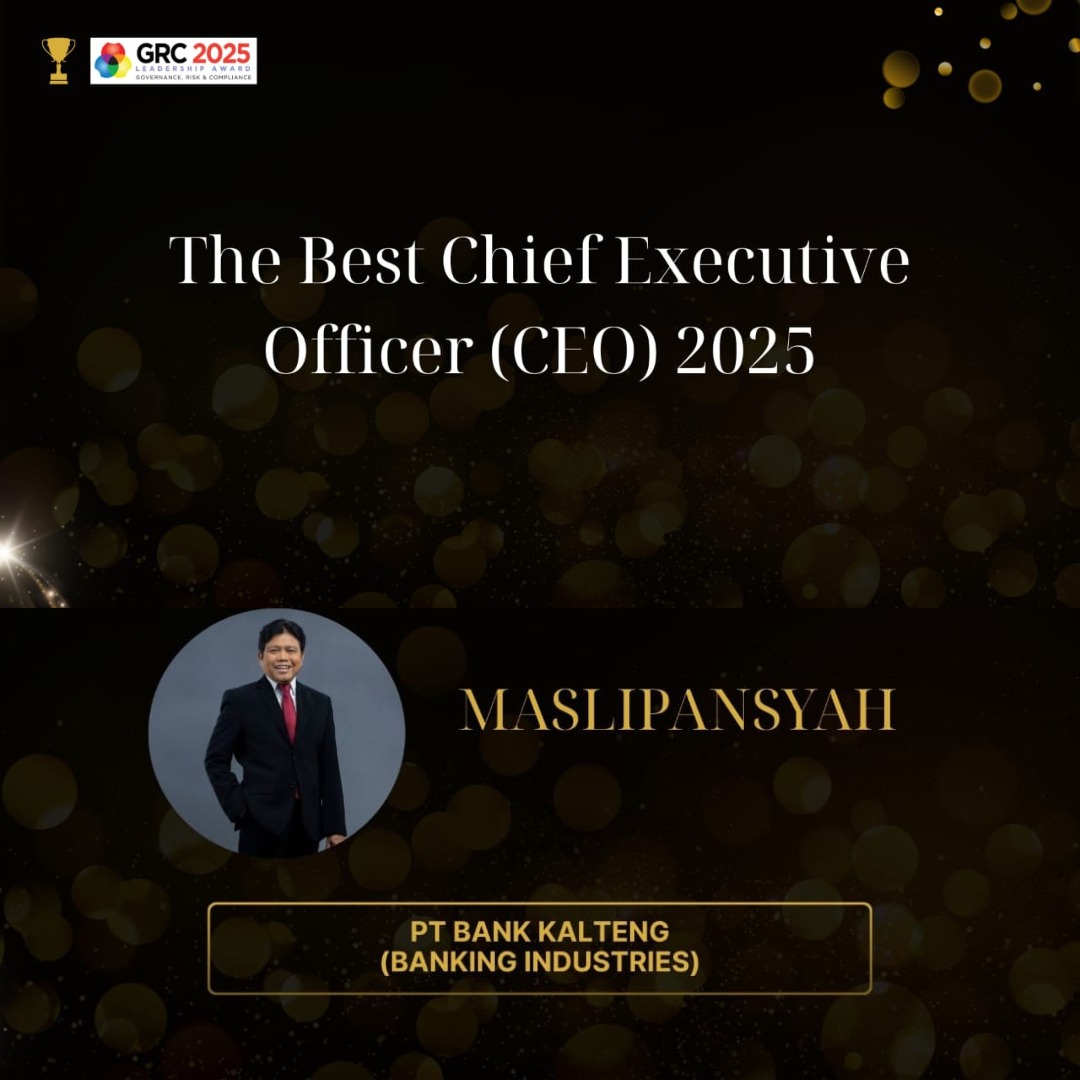 PT Bank Kalteng toreh prestasi di tingkat nasional dengan meraih dua penghargaan bergengsi pada ajang GRC & Leadership Award 2025.