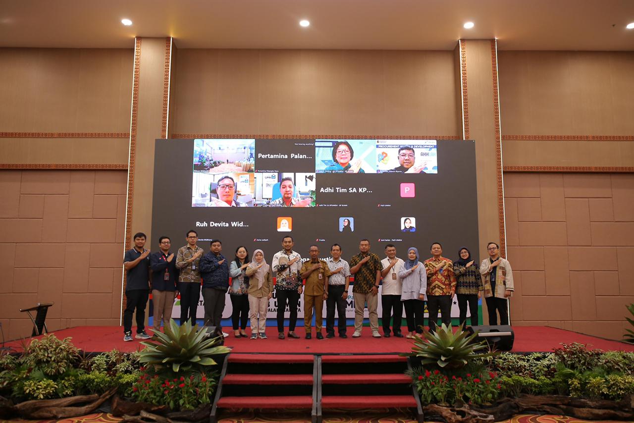 Kegiatan Business Matching dan Awarding 20 UMKM Terbaik, di Hotel Bahalap, Palangka Raya.