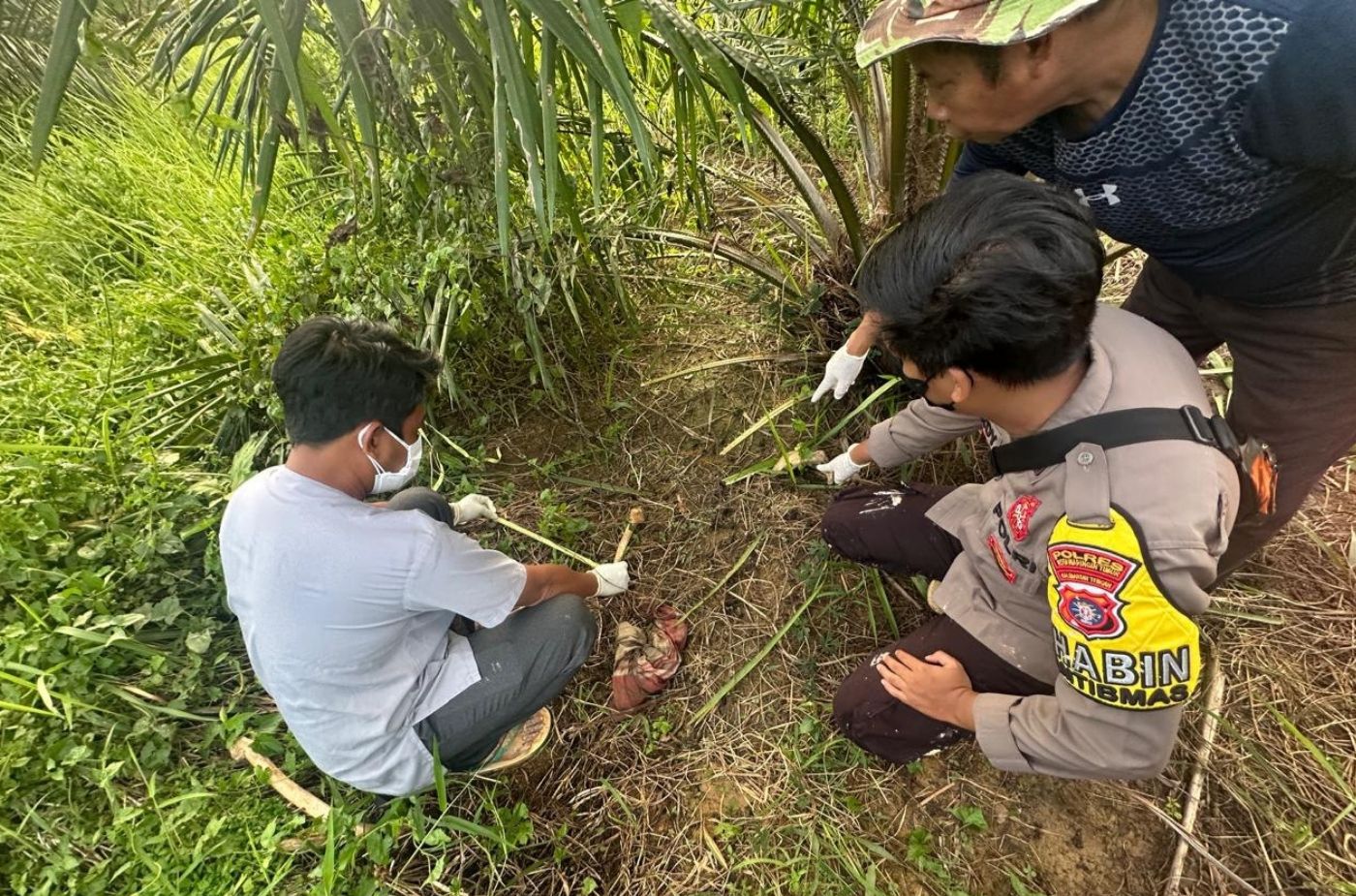 Penemuan tulang belulang.POLSEK