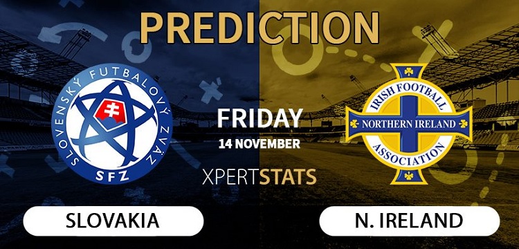 Slovakia akan menjamu Irlandia Utara di Kosicka Futbalova Arena dalam lanjutan Kualifikasi Piala Dunia 2026 zona Eropa, Sabtu (15/11/2025) dini hari WIB. (Sumber: predictions.xpertstats.com)