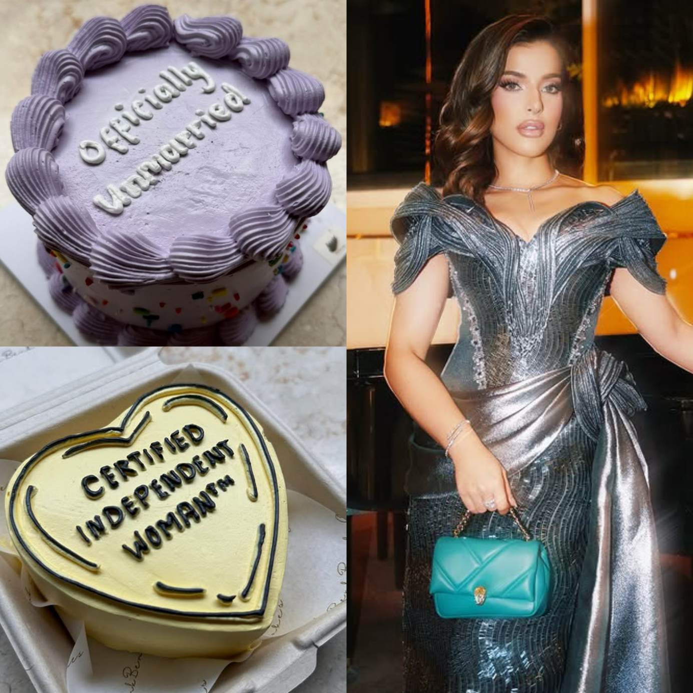 Tasya Farasya merayakan perceraiannya dengan membuat kue berwarna ungu.