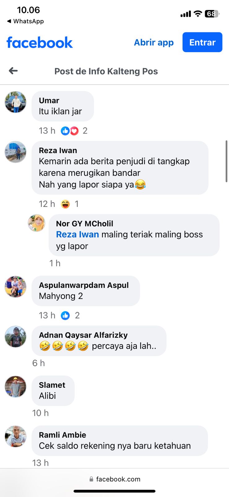 Komentar netizen