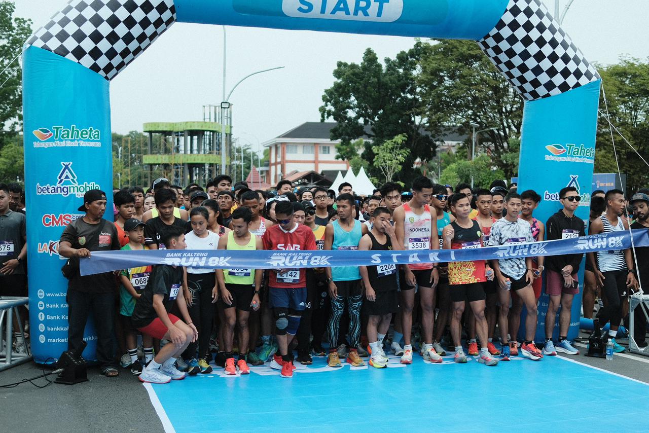 Bank Kalteng Run 2025 menjadi bagian dari rangkaian perayaan Hari Ulang Tahun ke-64 Bank Kalteng di Bundaran Besar Palangka Raya, Minggu (16/11/2025).