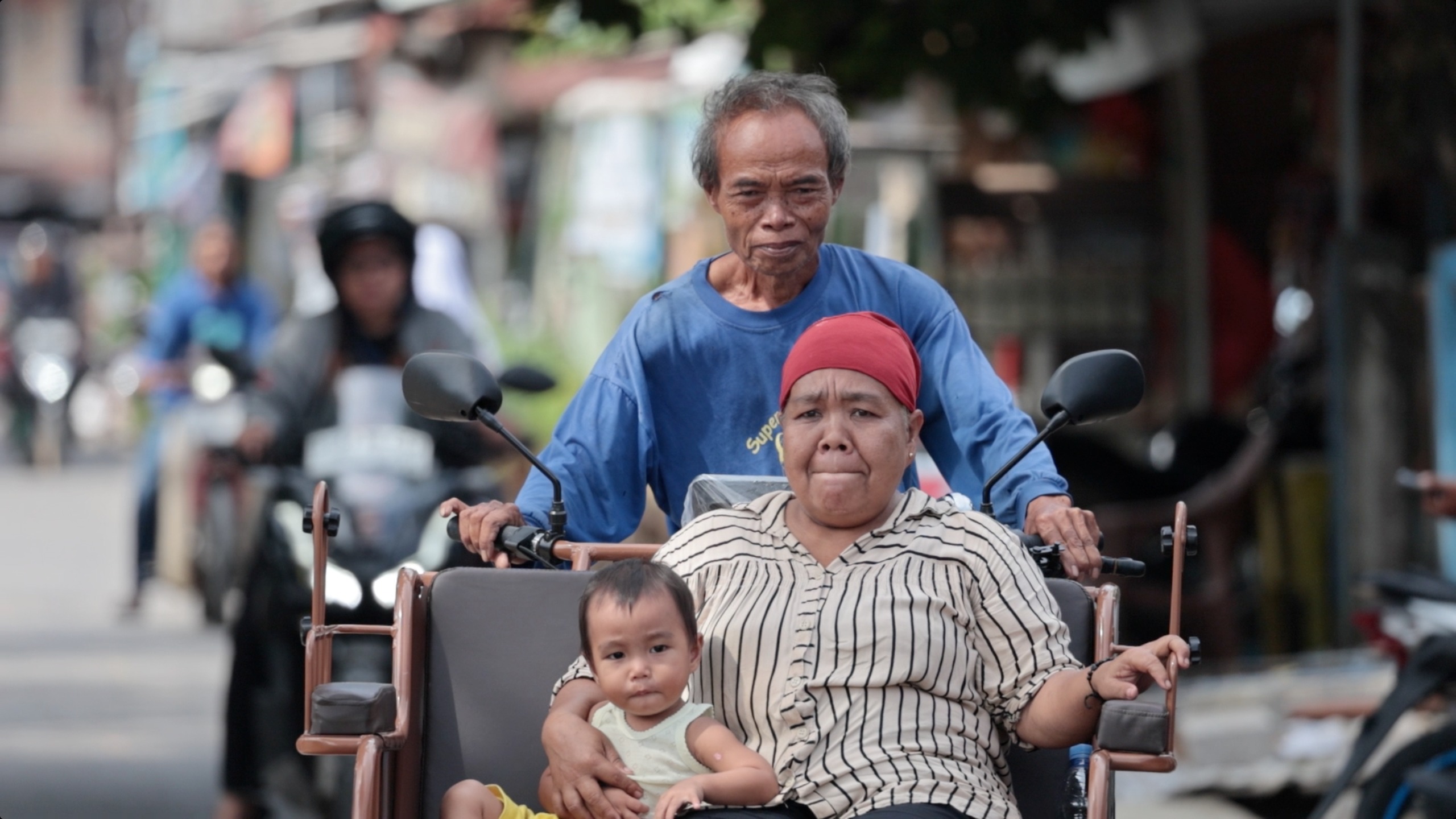 Becak tanpa kayuh bantuan Prabowo