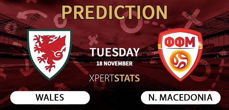 Makedonia Utara akan bertandang ke markas Wales di Cardiff City Stadium dalam lanjutan Kualifikasi Piala Dunia 2026 zona Eropa, Rabu (19/11/2025) dini hari WIB. (Sumber: predictions.xpertstats.com)
