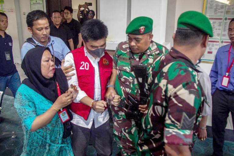 Alvaro Jordan Zwageri dituntut seumur hidup.ARIEF PRATHAMA/KALTENG POS