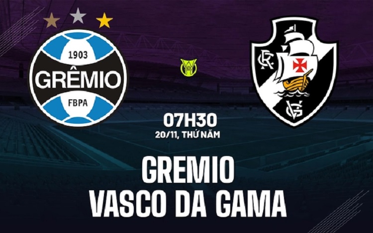 Gremio Bersiap menjamu Vasco da Gama di Arena do Gremio, Porto Alegre, dalam lanjutan Serie A Brasil 2025, Kamis (20/11/2025). (Sumber: bongda24h.vn)