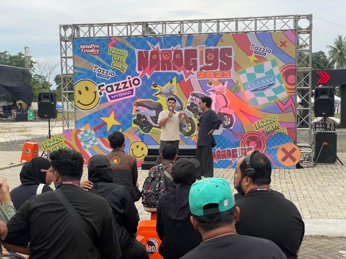 FAZZIO COLABORATION: PT STSJ Yamaha dengan promotor event konser menggelar even musik NaraGigs 2025.