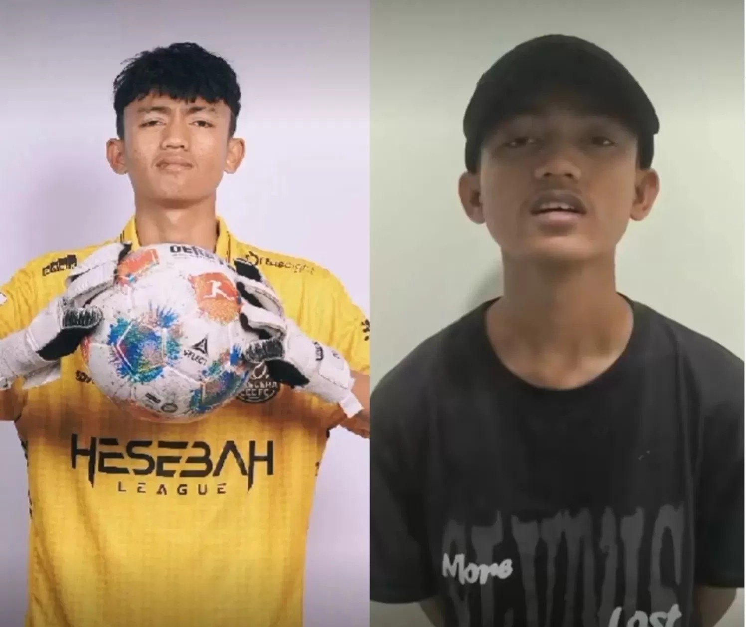 Kiper Muda Bandung Rizki Nur Fadhilah.