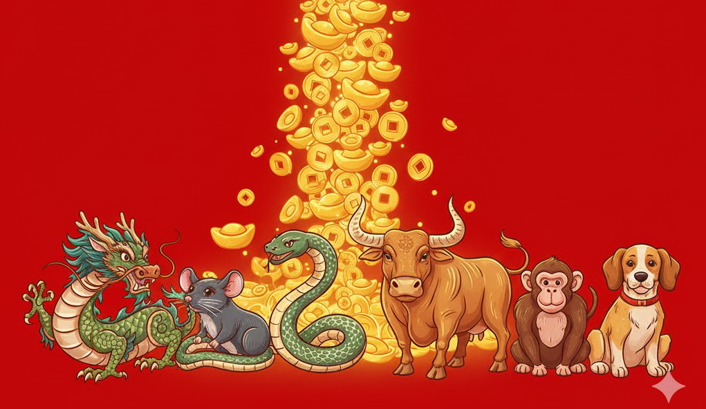 Ilustrasi Shio Pembawa Rezeki Keluarga, Stabilitas Finansial Makin Kuat Sepanjang Waktu