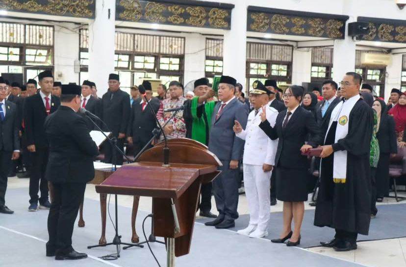 Pelantikan pejabat baru, beberapa waktu lalu.DOK