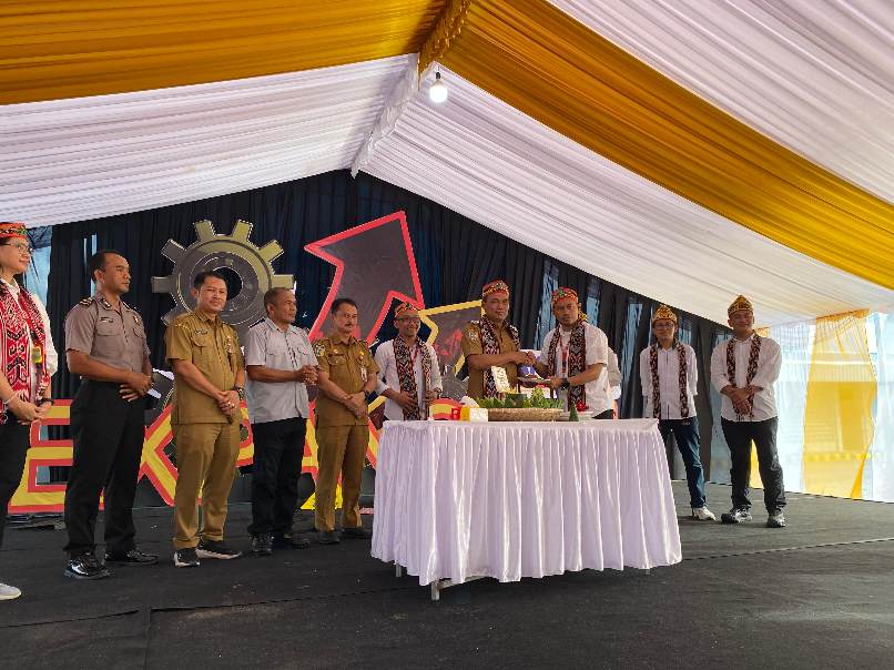 Peresmian Warehouse Center Alfamart di Kota Palangka Raya.