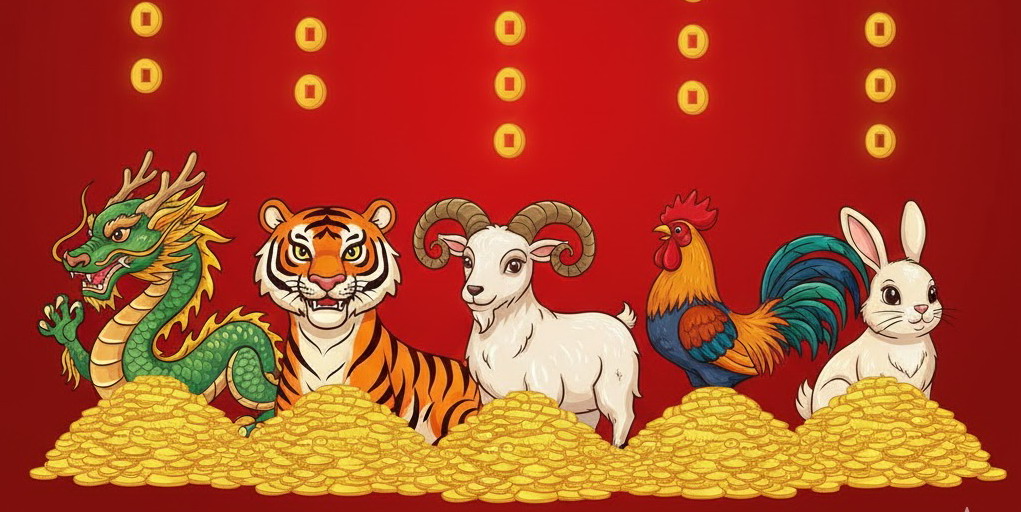 Ilustrasi Shio yang Diramal Kebanjiran Rezeki di Tahun 2026, Hujan Uang Tak Terbendung!