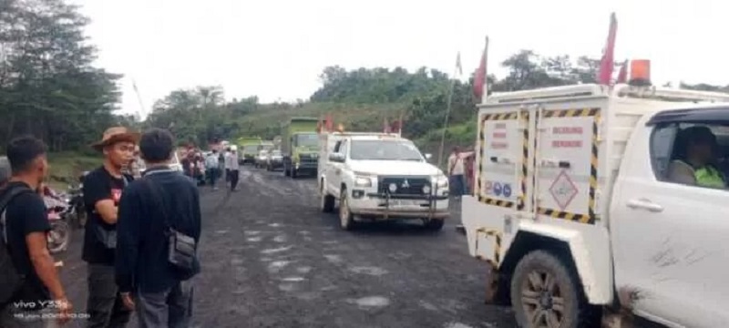 Lokasi PT MUTU pernah diblokir massa.DOK