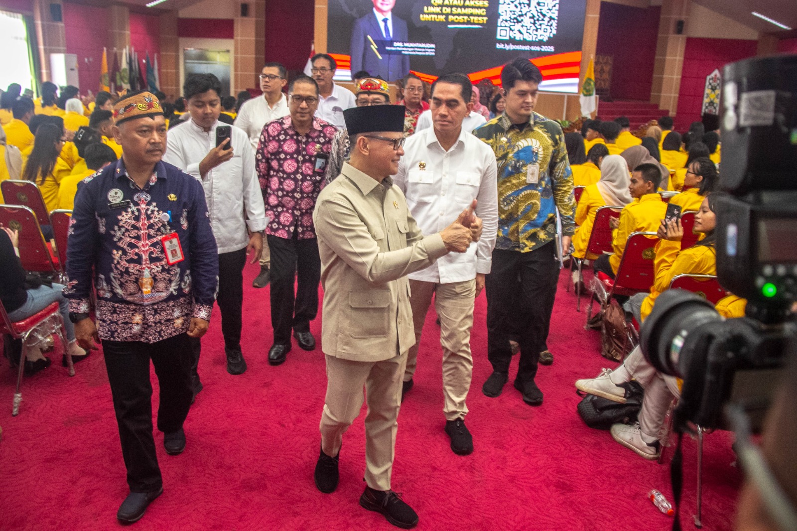 Menteri Perlindungan Pekerja Migran Indonesia (P2MI) Mukhtarudin saat di UPR.ARIE PRATHAMA/KALTENG POS