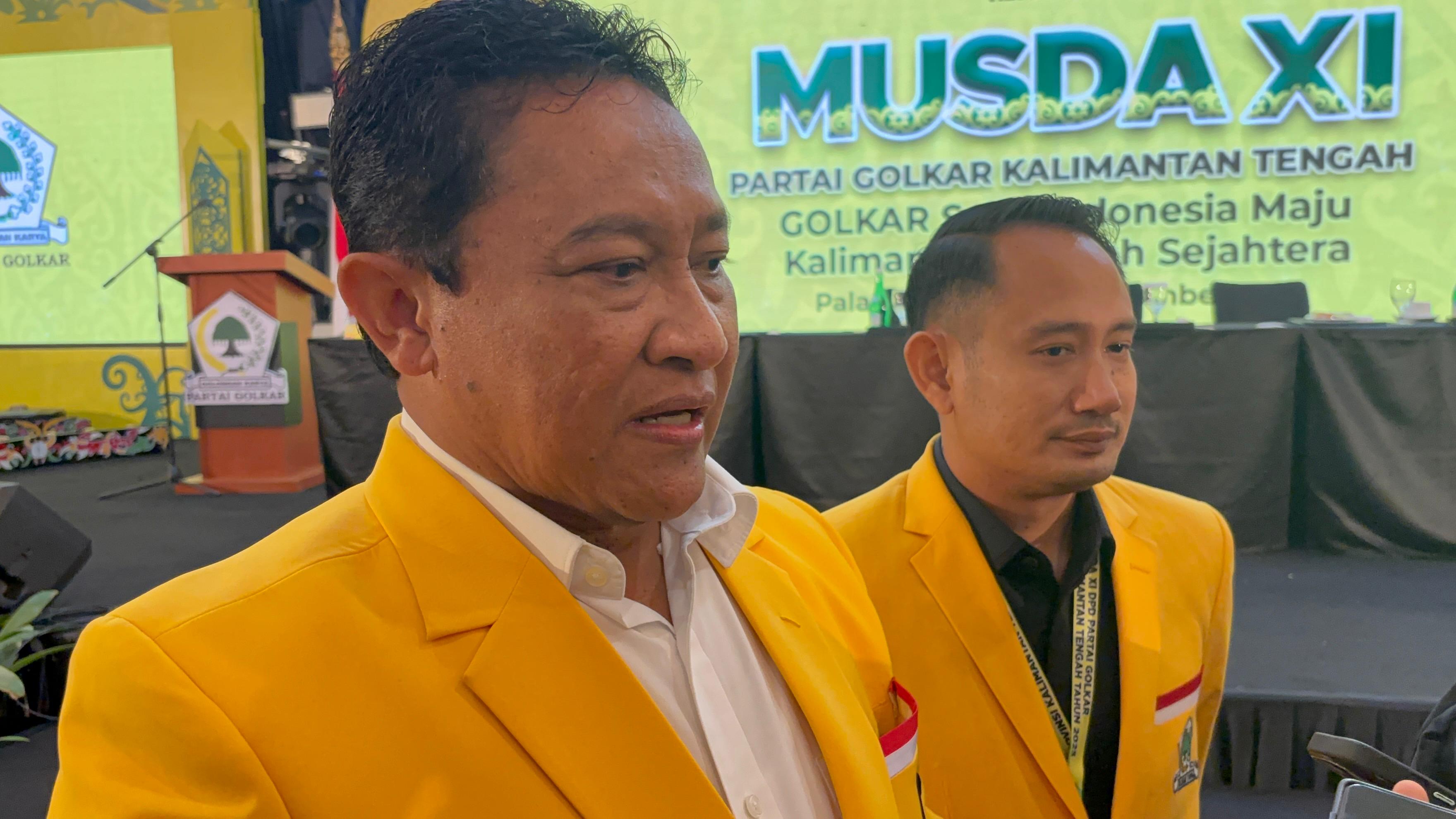 Edy Pratowo memimpin Golkar Kalteng.RIFQI/KALTENG POS